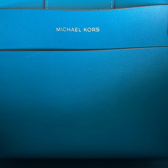 Michael Kors Manhattan Large Tote Leather Lagoon - Picture 15 of 17